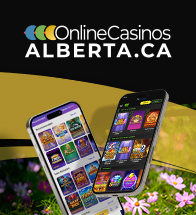 Flowery image of online casinos in Alberta, Canada